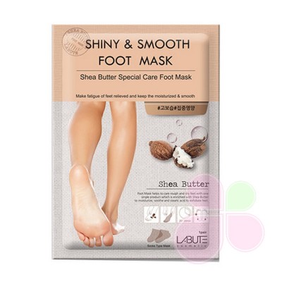 LABUTE Маска для ног Shiny & Smooth Foot Mask