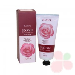JUNO Питательный крем для рук с экстрактом розы Zuowl Rose Hand Cream