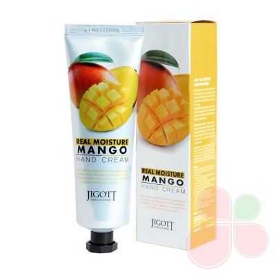JIGOTT Крем для рук с экстрактом манго Real Moisture Mango Hand Cream