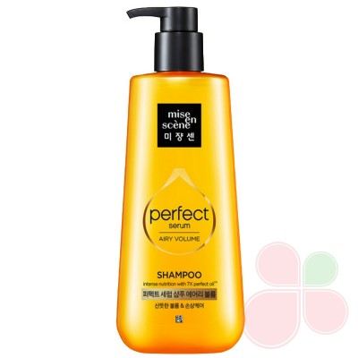 MISE EN SCENE Шампунь для поврежденных волос Perfect Serum Shampoo (Airy Volume)