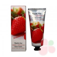 FARMSTAY Крем для рук с экстрактом клубники Visible difference hand cream strawberry