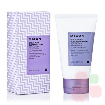 MIZON Пенка для умывания чувствительной кожи Great Pure Cleansing Foam 