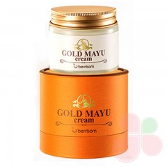 BERRISOM Крем для лица с лошадиным жиром Gold Mayu Cream 