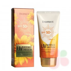 DEOPROCE Легкий увлажняющий солнцезащитный крем UV Defence Sun Protector SPF50+/PA+++