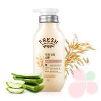 FRESHPOP Шампунь для чувствительной кожи головы с овсом и алоэ Pure Aloe & Oat Shampoo