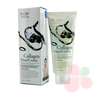 3W CLINIC Крем для рук с коллагеном Collagen Hand Cream