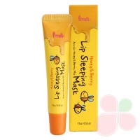 PRRETI Ночная медовая маска для губ Honey & Berry Lip Sleeping Mask