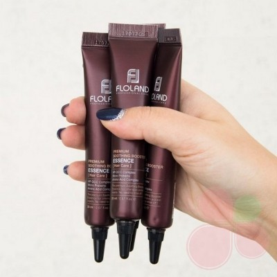 FLOLAND Cыворотка-бустер для поврежденных волос Premium Soothing Booster Essence