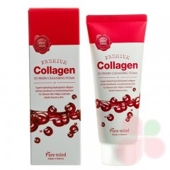 PURE MIND Пенка для умывания с коллагеном Collagen So Fresh Cleansing Foam