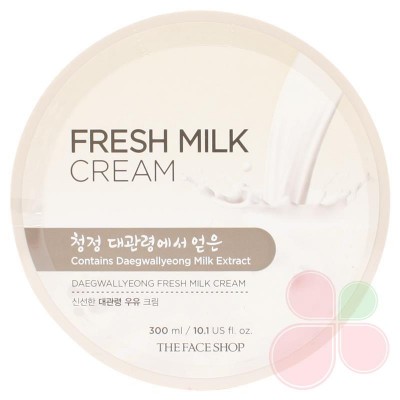 THE FACE SHOP Питательный крем для лица и тела с молочными протеинами Daegwallyeong Fresh Milk Cream